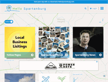 Tablet Screenshot of hellospartanburg.com